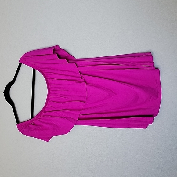 Lane Bryant NWT 4 ways to wear Flounce ruffle top 22/24 - Picture 2 of 7